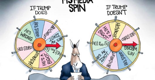 Cartoon of the Day: Media Spin by A. F. Branco