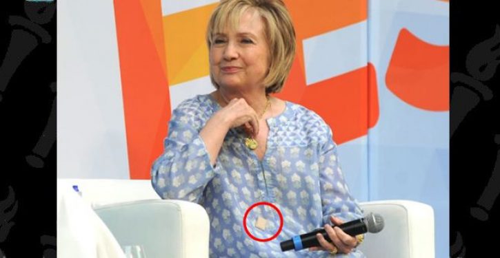 Was Hillary Clinton wearing ‘Life Alert’ emergency device during NYC appearance?