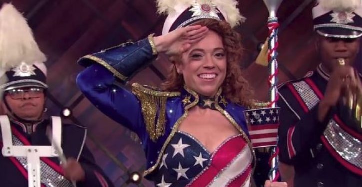 Michelle Wolf gets patriotic for a red, white, and blue salute … to abortion