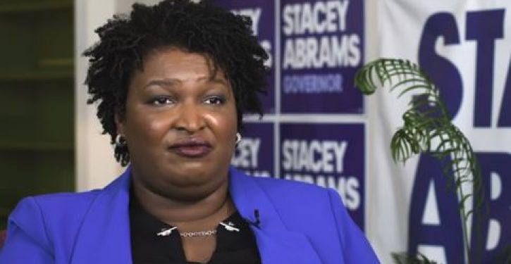 Stacey Abrams, Dems attempt to run illegal ads in support of a non-existent gubernatorial run-off