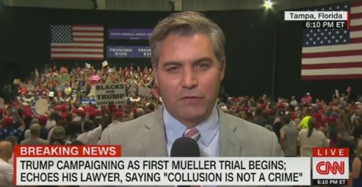 Enigma: Jim Acosta goes to fenced area of border, doesn’t see illegal aliens pouring across