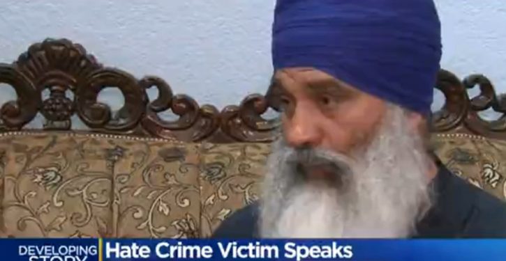 Buried lede: Sikh man attacked in California while placing political signs is…Republican