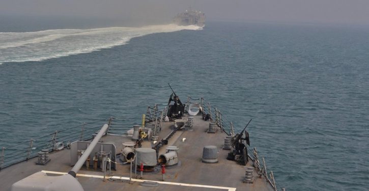 Report: U.S. Aegis destroyer ‘escorting vessels through’ Strait of Hormuz