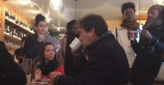 Black Republican Candace Owens harassed by white protesters while having breakfast by Ben Bowles