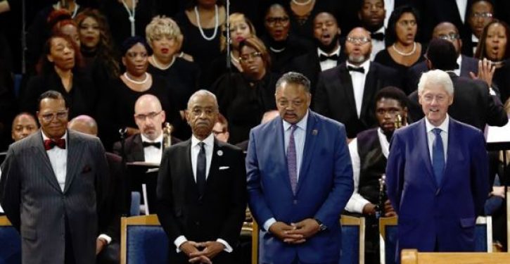 Scenes from a funeral: ABC, MSNBC eliminate Farrakhan from Aretha Franklin send-off
