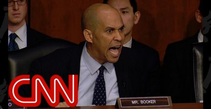Cory Booker’s threat to throw himself on his sword by exposing classified emails turns out to be false bravado