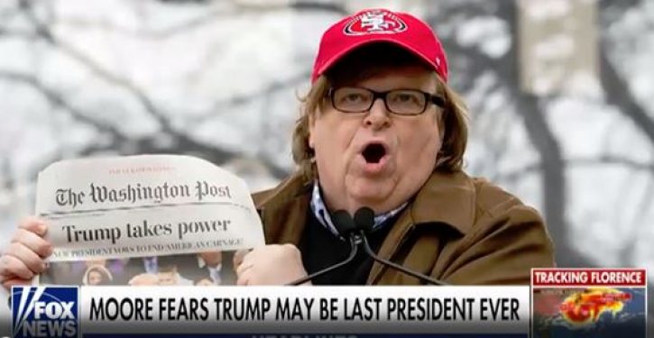 Michael Moore blames Donald Trump for Sanders’s loss in Michigan primary