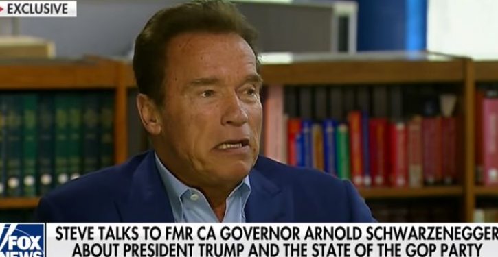 Schwarzenegger recants, apologizes for calling political opponents ‘girlie men’