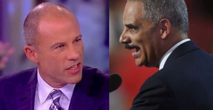 NYT excuses Holder and Avenatti’s rhetoric as ‘righteous anger,’ ‘showing strength’