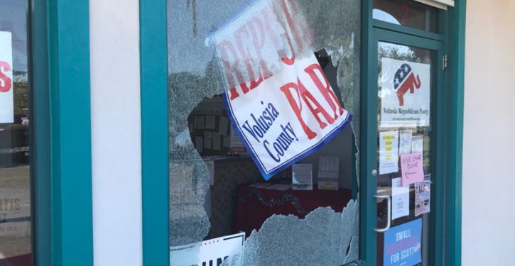 Gunman shoots out windows of GOP office in Florida