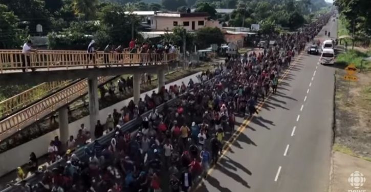 Caravan migrants reportedly plan massed rush at U.S. border