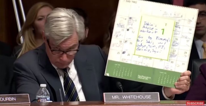 Oops: Sen. Sheldon Whitehouse (D-R.I.) belongs to all-white private beach club