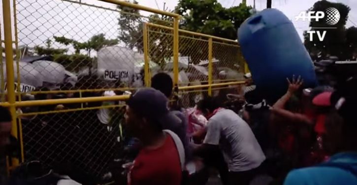 Second caravan reaches Mexico — and they’re armed