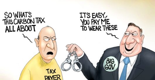 Cartoon of the Day: Tax cuffs by A. F. Branco