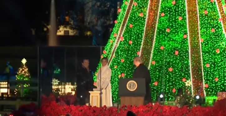Odd incident: Trump whisked away after tree lighting, leaving press ‘protective pool’ behind