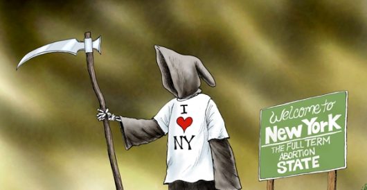 Cartoon of the Day: New York state of mind by A. F. Branco