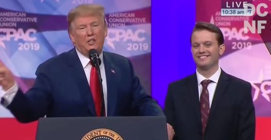 ‘He took a hard punch in the face for all of us’: Trump on conservative attacked at Berkeley by Daily Caller News Foundation