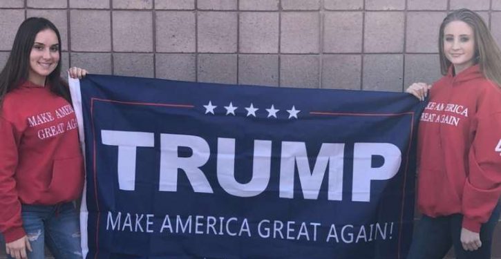 HS student suspended for posing with pro-Trump MAGA flag, wearing MAGA sweatshirt