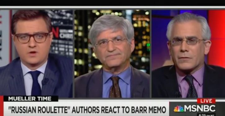 MSNBC panel admits that Mueller report ‘undercuts almost everything’ in Steele dossier