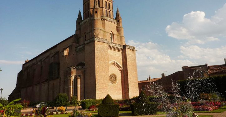 Churches throughout Europe are vandalized, defecated on, and torched daily