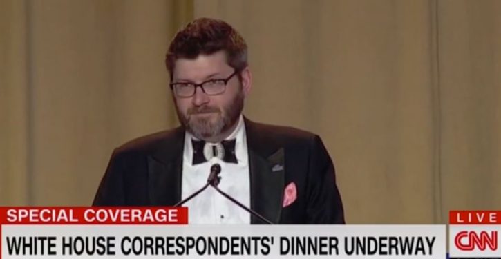 In lieu of comedy, WH Correspondents Dinner opens with dark sermon on Trump endangering press