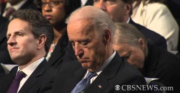 Biden appears to fall asleep during Hillary Clinton’s endorsement