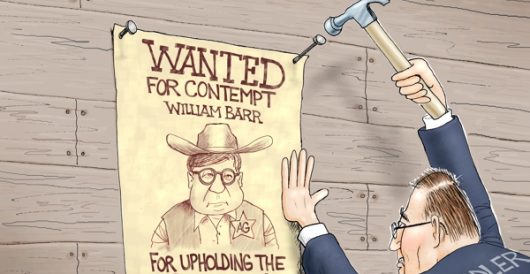 Cartoon of the Day: Raising the Barr by A. F. Branco