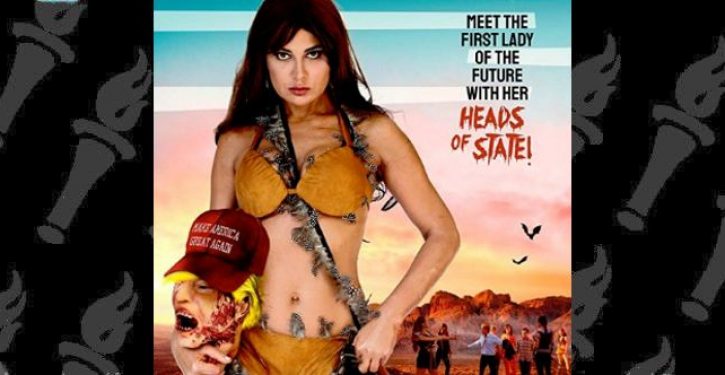 Cannes poster features First Lady holding Donald Trump’s severed head