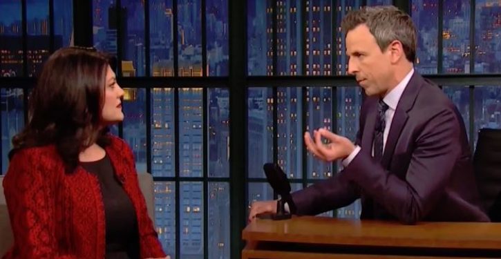 Seth Meyers, useful idiot