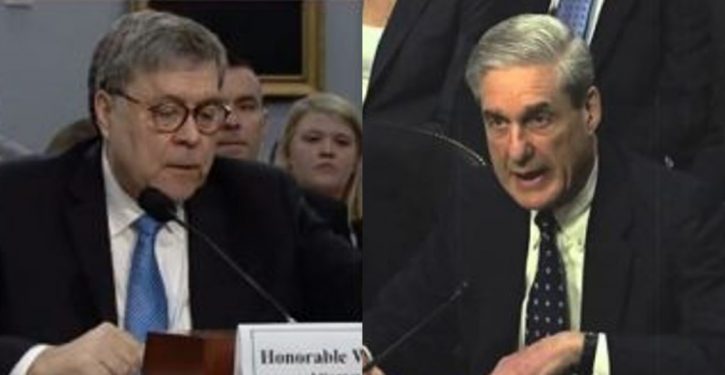 Orchestration: NYT, WaPo, a Mueller letter, and 11 House Dems promptly calling for IG probe of Barr