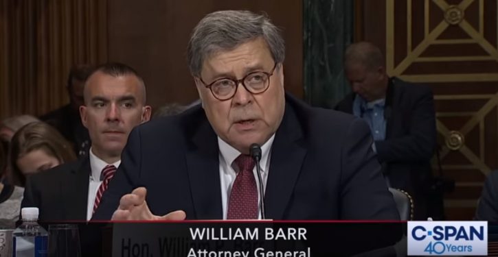 An almost unnoticed disclosure from Barr’s Senate testimony has major consequences