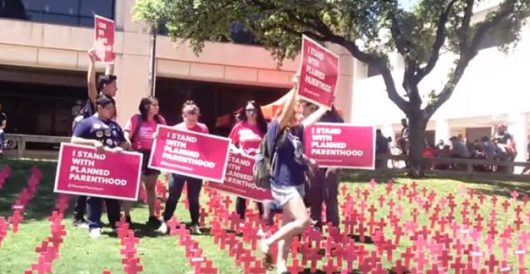 Pro-choice coeds desecrate pro-life exhibit, boast about having abortions by LU Staff