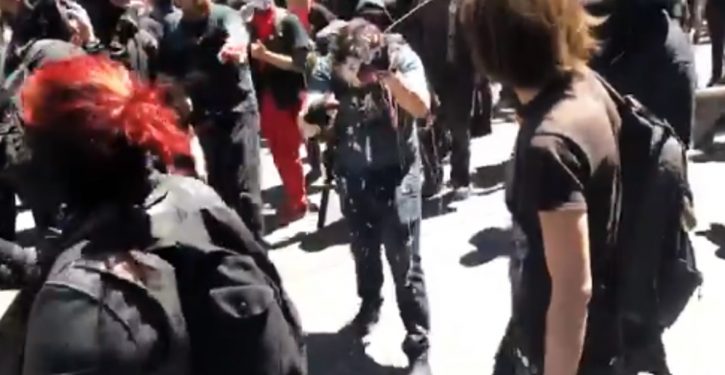 Antifa ‘protesters’ beat up, rob journalist Andy Ngo in Portland; spike milkshakes with cement