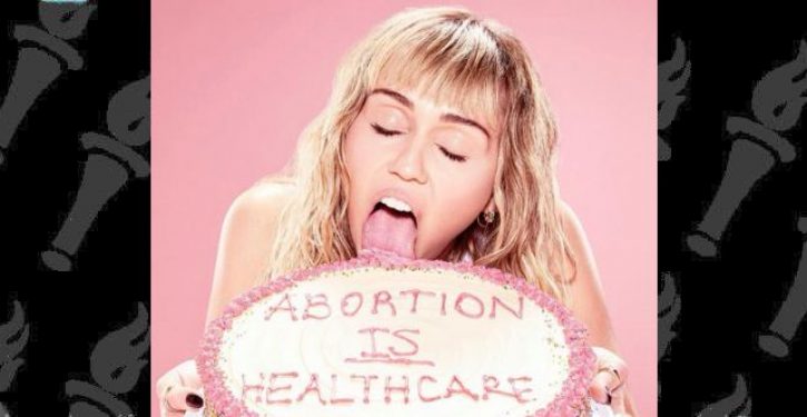 Miley Cyrus Posts raunchy abortion photos, gets accused of design theft