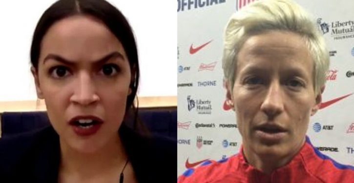 Perfect: Rapinoe isn’t ‘going to the f**king White House’; she’ll visit Ocasio-Cortez instead