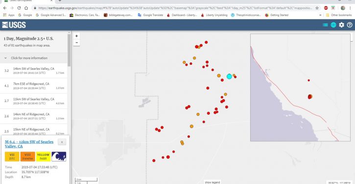 California shaken by 6.4 magnitude earthquake; widely felt, damage to roads, buildings