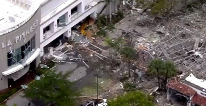 21 injured, dramatic destruction scene as gas explosion rocks FL shopping center