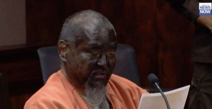 Man convicted of attempted murder in road rage incident wears blackface to sentencing