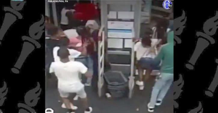 Christmas in July? Flash mob of some 60 black teens loot a Walgreens pharmacy in Philly