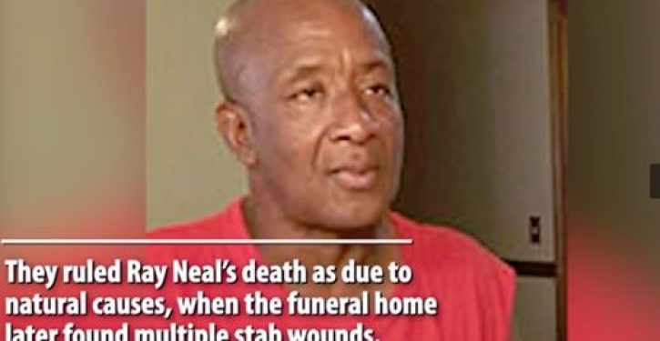 Man’s death ruled to be from natural causes until funeral home finds stab wounds