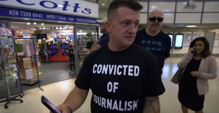 Tommy Robinson gets the Soviet-style ‘socially allied elements’ treatment