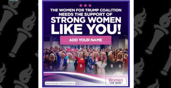 Facebook bans ‘Women for Trump’ ads