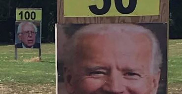Swing right for Trump, left for Biden: Golf course lets players aim at politicians’ pics