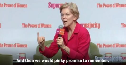 Elizabeth Warren spins another dubious yarn, this time about running for Senate as a woman by LU Staff