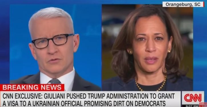 ‘I, I, I Don’t Know’: Kamala Harris stumped by pointed question about Giuliani from Anderson Cooper