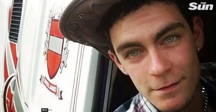 25 year-old British man arrested with truck filled with dead bodies