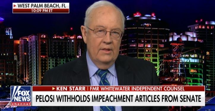 Ken Starr: House Dems have committed a ‘fraud on the high court of impeachment’