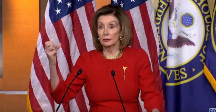 Nancy Pelosi channels her inner Henry V