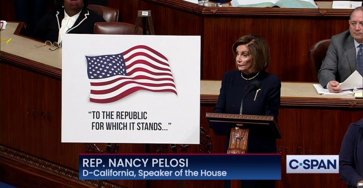 Vile Nancy Pelosi grins broadly, fist bumps Bill Maher over impeachment