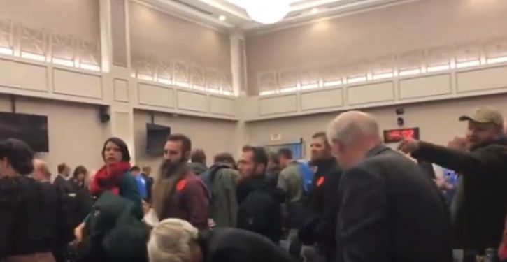 ‘You just made me a felon!’ Angry crowd removed by security after Va. House committee passes weapons ban